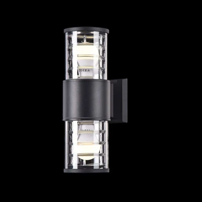 Aplica Exterior Bronx Maytoni E27, Negru, O576WL-02B, Germania