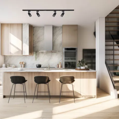 Spot Sina 1 Faza Vertical ML0293 Milagro GU10, Negru, Polonia