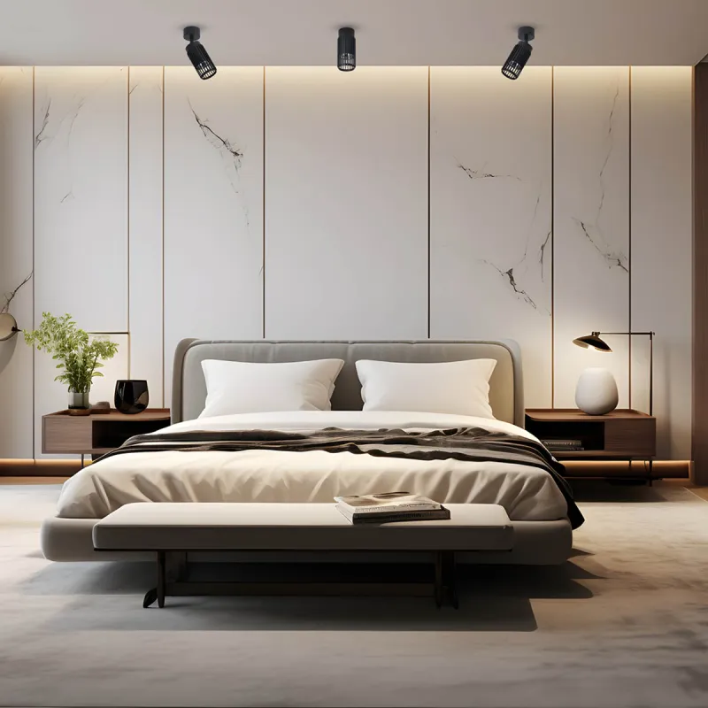 Spot Aplicat Vertical ML0294 Milagro GU10, Negru, Polonia