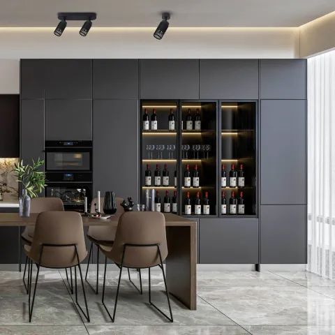 Spot Aplicat Vertical ML0294 Milagro GU10, Negru, Polonia