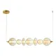 Suspensie Daphne ML0349 Milagro LED, Auriu, Polonia