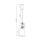 Pendul Arte ML0357 Milagro LED, Multicolor, Polonia