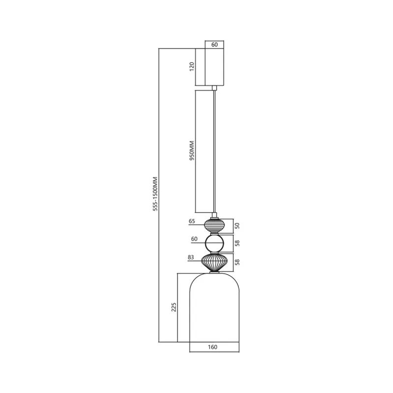 Pendul Arte ML0358 Milagro LED, Multicolor, Polonia