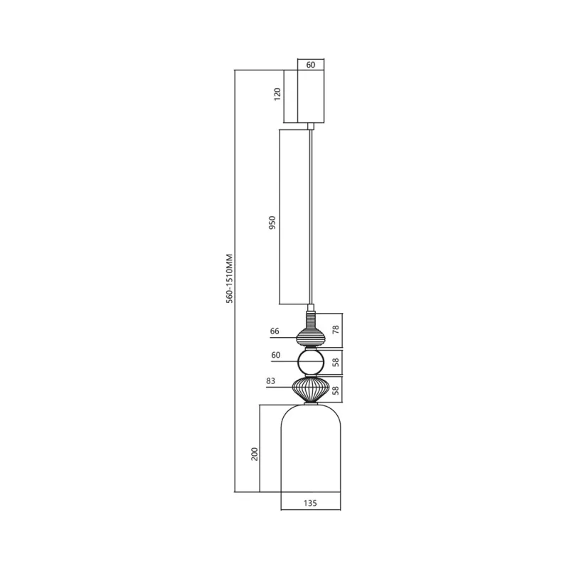 Pendul Arte ML0359 Milagro LED, Multicolor, Polonia
