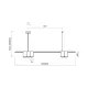 Suspensie Genesis ML0369 Milagro GU10, Negru, Polonia