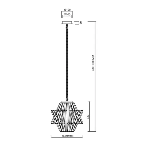 Suspensie Crown ML0400 Milagro E14, Crom, Polonia