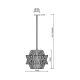 Suspensie Crown ML0402 Milagro E14, Crom, Polonia