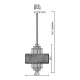 Suspensie Margot ML0410 Milagro E14, Crom, Polonia