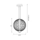 Pendul Kyoto ML0526 Milagro LED, Negru, Polonia