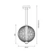 Pendul Kyoto ML0527 Milagro LED, Negru, Polonia
