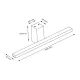 Aplica Baie ML1020 Milagro, Modern, Led, Alb