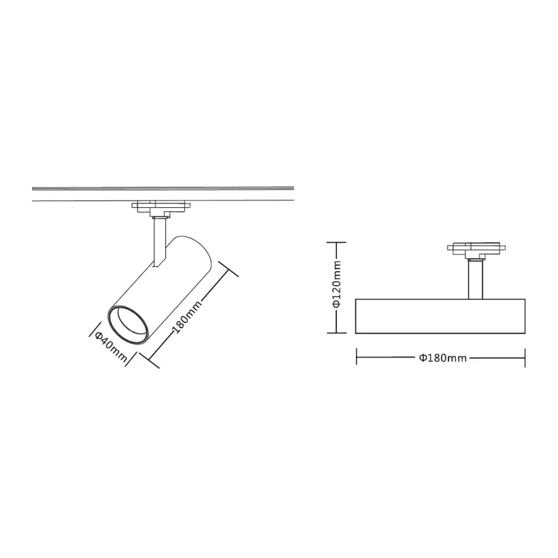 Downlight 1 Fază ML1119 Milagro, Led