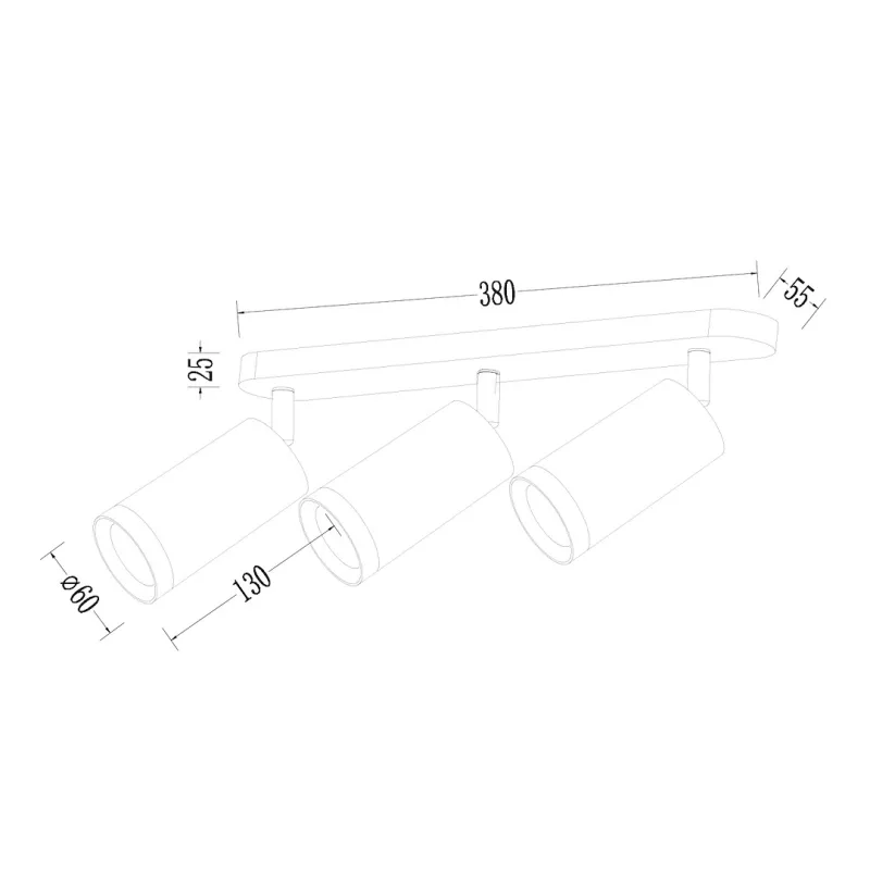 Lustra Spot ML1148 Milagro, Modern, Gu10, Alb