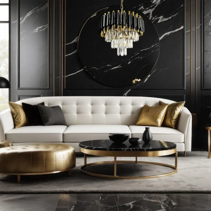 Lustra Plafon ML1634 Milagro, Elegant, E14, Negru