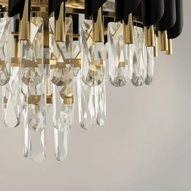 Lustra Plafon ML1634 Milagro, Elegant, E14, Negru