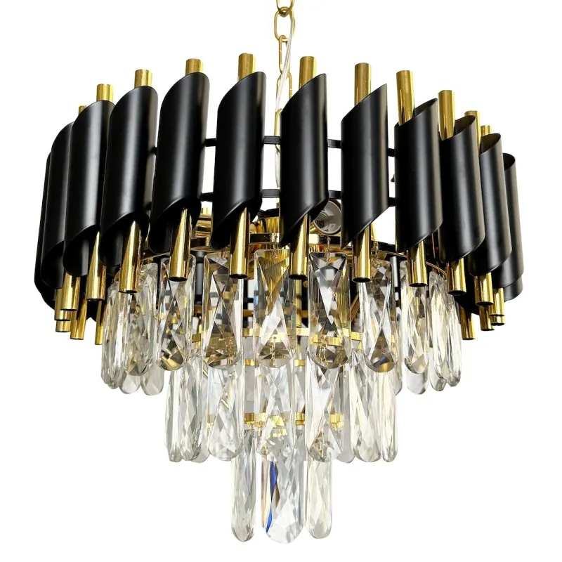 Lustra Plafon ML1634 Milagro, Elegant, E14, Negru