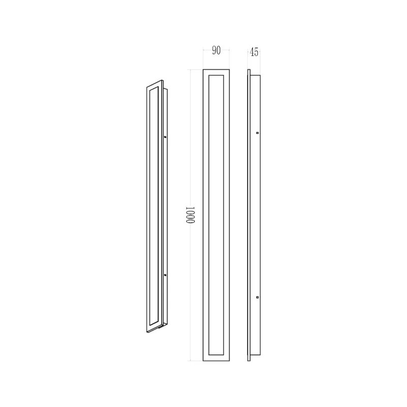 Aplica Exterior ML1724 Milagro, Practic, Led, Nespecificat