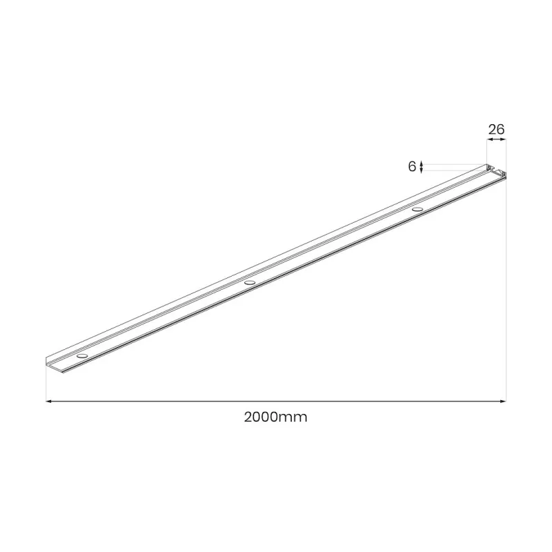 Șina Magnetică Slim ML2211 Milagro