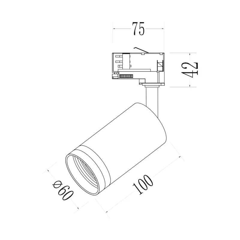 Downlight 3 Faze ML2308 Milagro, Gu10