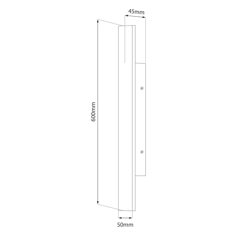Aplica Exterior ML2516 Milagro, Practic, Led, Negru
