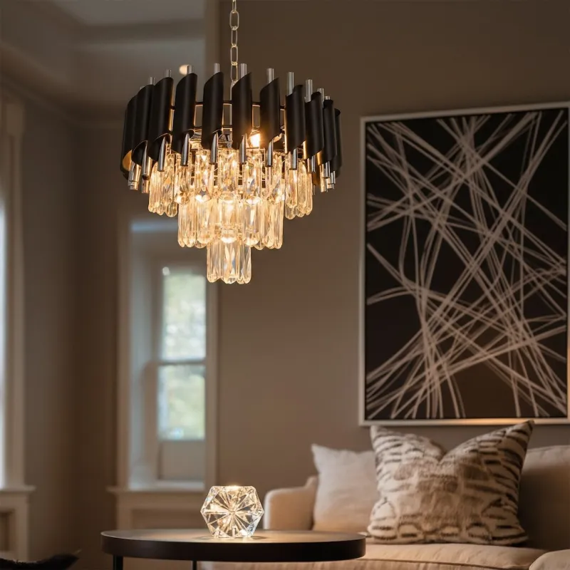 Candelabru ML2519 Milagro, Elegant, E14, Negru