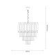 Candelabru ML2519 Milagro, Elegant, E14, Negru