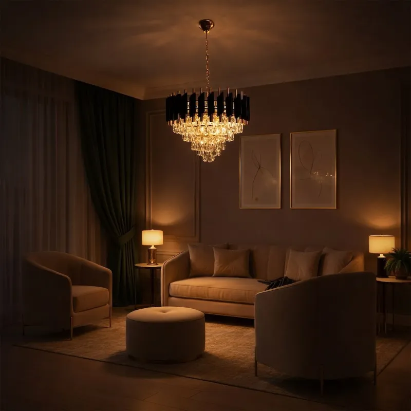 Candelabru ML2582 Milagro, Elegant, E14, Negru