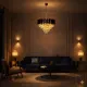 Candelabru ML2582 Milagro, Elegant, E14, Negru