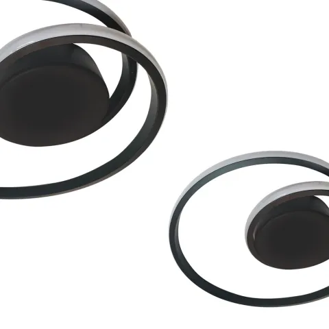 Lustra Plafon Fantasy Milagro Led, Negru, ML6412 Polonia