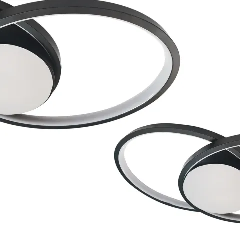 Lustra Plafon Focus Milagro Led, Negru, ML6413 Polonia