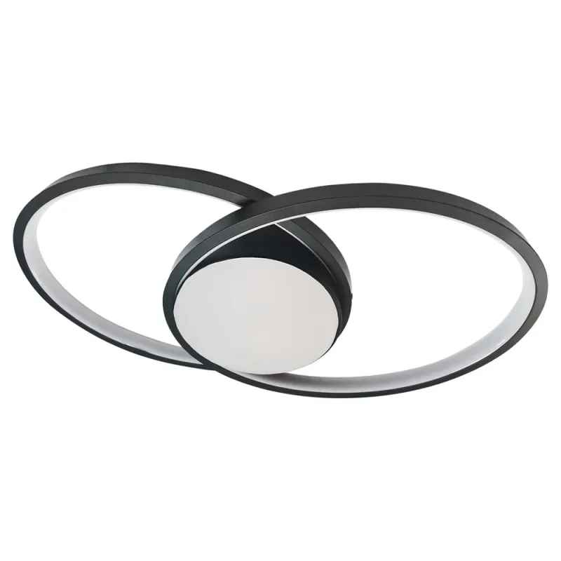 Lustra Plafon Focus Milagro Led, Negru, ML6413 Polonia