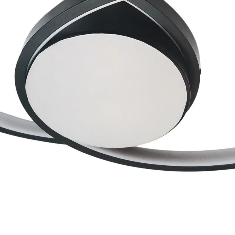 Lustra Plafon Focus Milagro Led, Negru, ML6413 Polonia