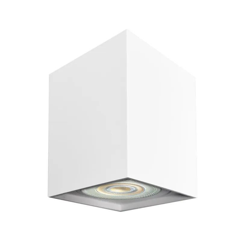 Downlight Aplicat Patrat Bima Milagro Gu10, Alb, ML7012, Polonia