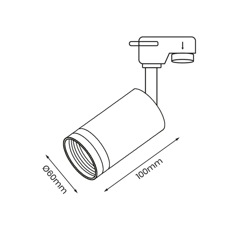 Downlight Pe Sina Milagro Gu10, Alb, ML7668, Polonia
