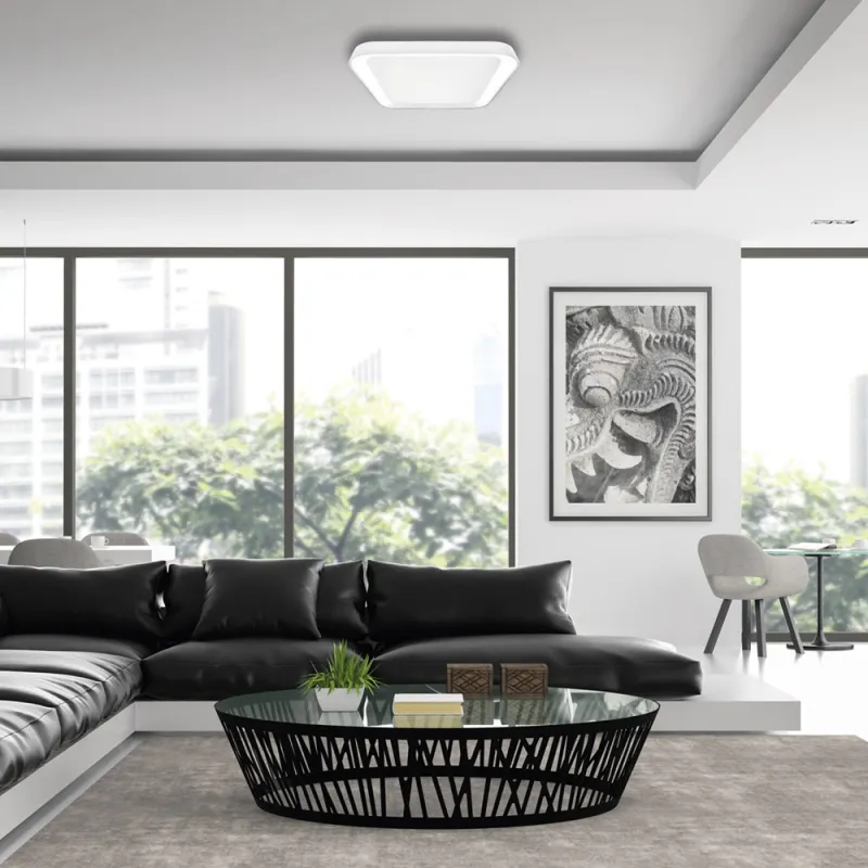 Plafoniera Quadro Milagro Led, Alb, ML7928, Polonia