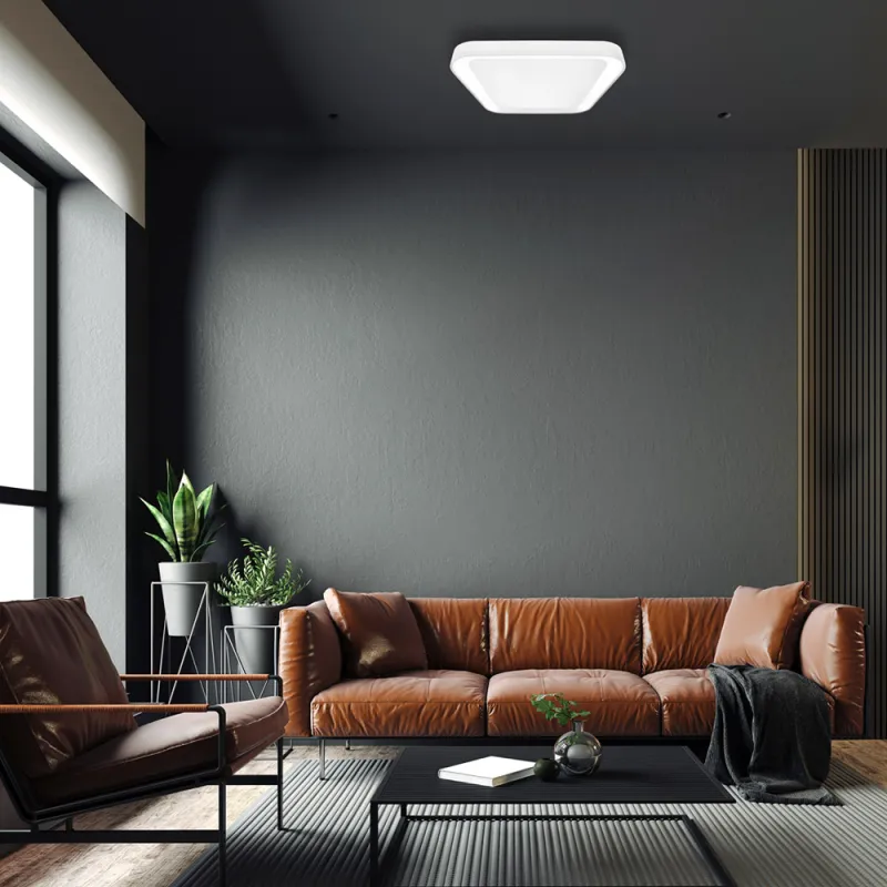 Plafoniera Quadro Milagro Led, Alb, ML7931, Polonia