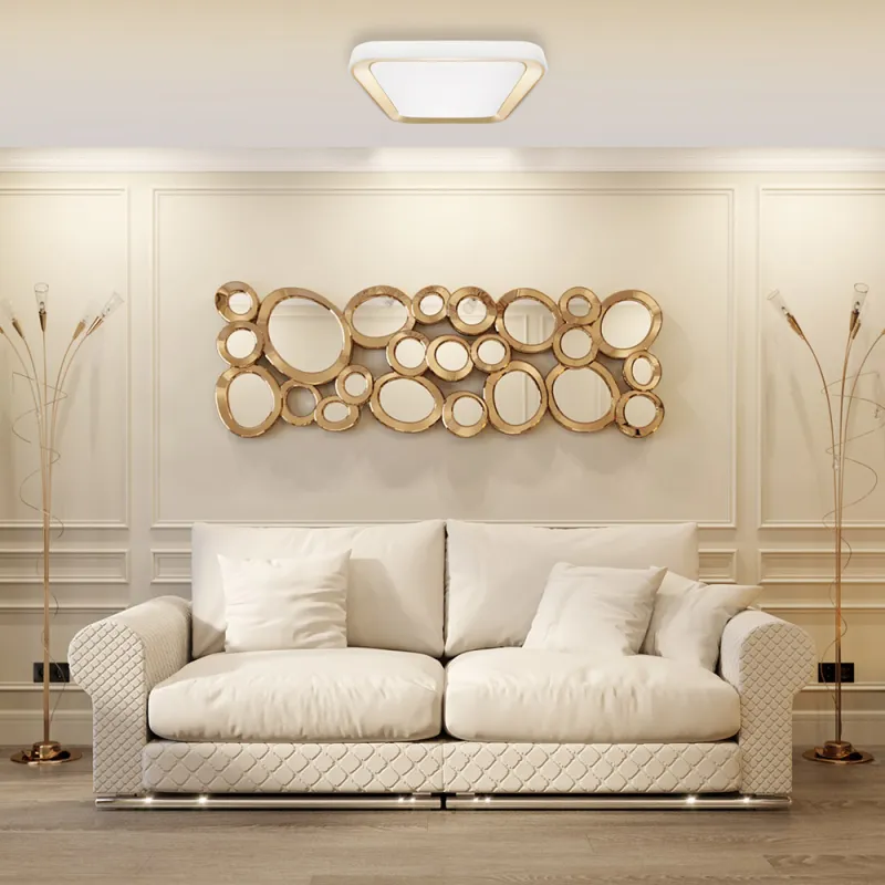 Plafoniera Quadro Milagro Led, Alb, ML7933, Polonia