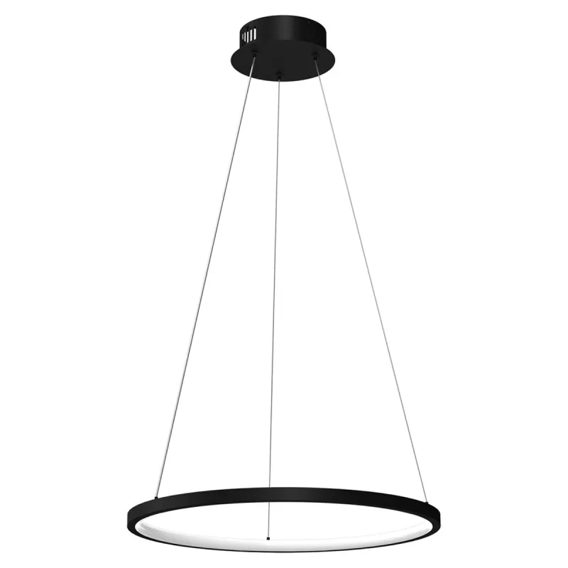 Suspensie Rotonda ML7939 Milagro LED, Negru, Polonia