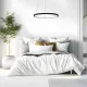 Suspensie Rotonda ML7939 Milagro LED, Negru, Polonia
