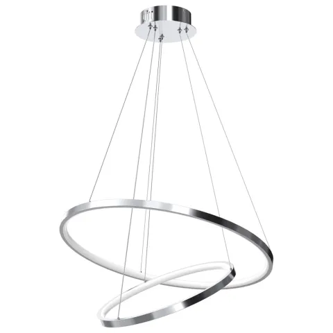 Suspensie Rotonda Milagro Led, Argintiu, ML7943, Polonia