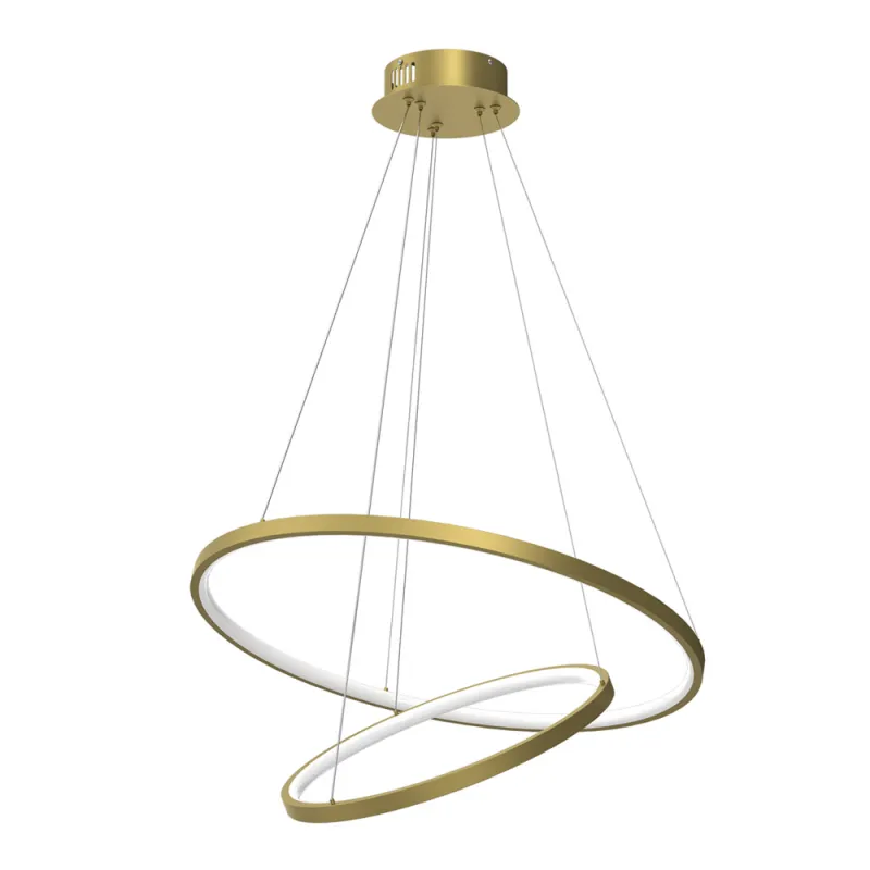 Suspensie Rotonda Milagro Led, Auriu, ML7944, Polonia