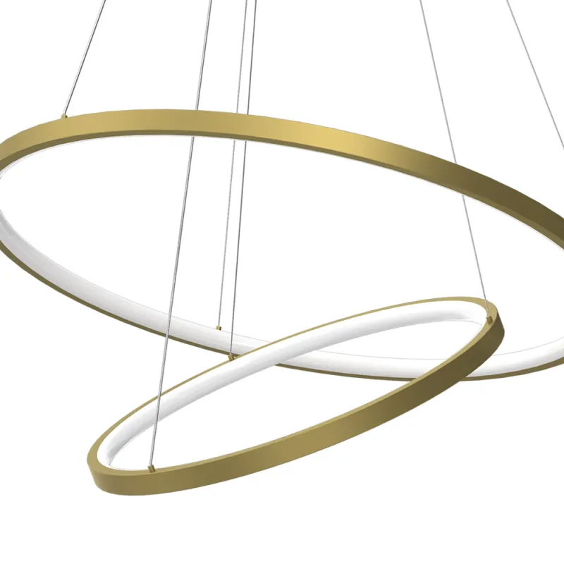 Suspensie Rotonda Milagro Led, Auriu, ML7944, Polonia
