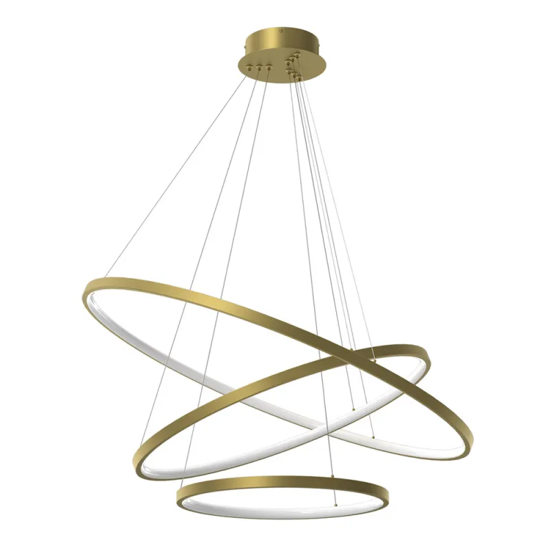 Suspensie Rotonda Milagro Led, Auriu, ML7947, Polonia