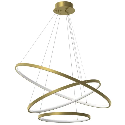 Suspensie Rotonda Milagro Led, Auriu, ML7947, Polonia