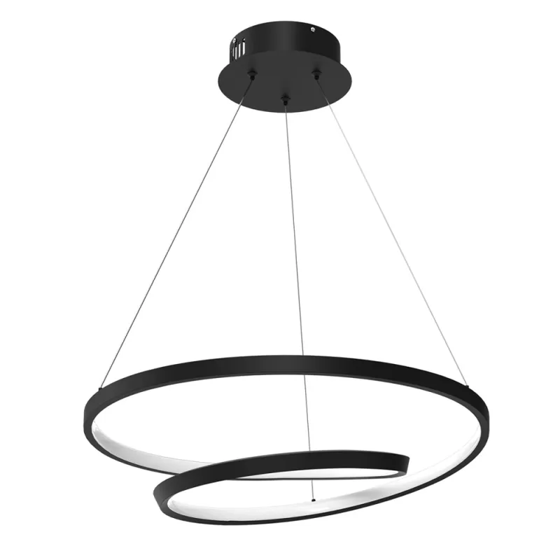Suspensie Lucero Milagro Led, Negru, ML7948, Polonia