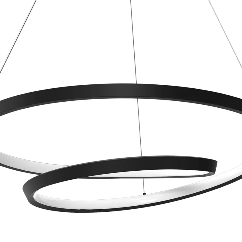 Suspensie Lucero Milagro Led, Negru, ML7948, Polonia