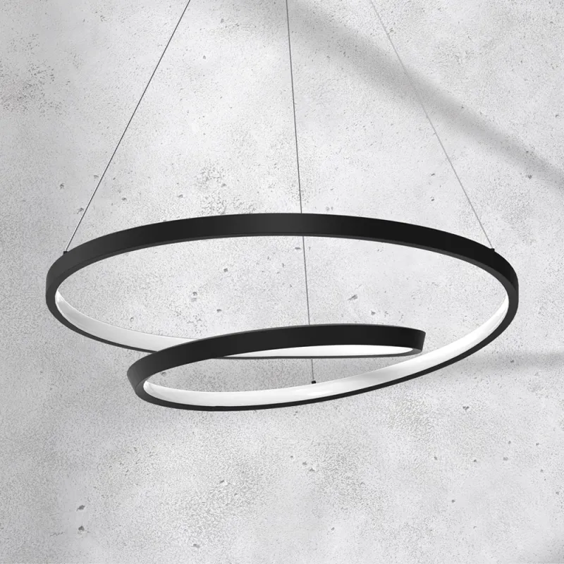 Suspensie Lucero Milagro Led, Negru, ML7948, Polonia