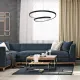 Suspensie Lucero Milagro Led, Negru, ML7948, Polonia