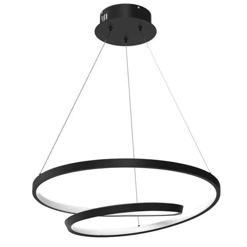 Suspensie Lucero Milagro Led, Negru, ML7948, Polonia