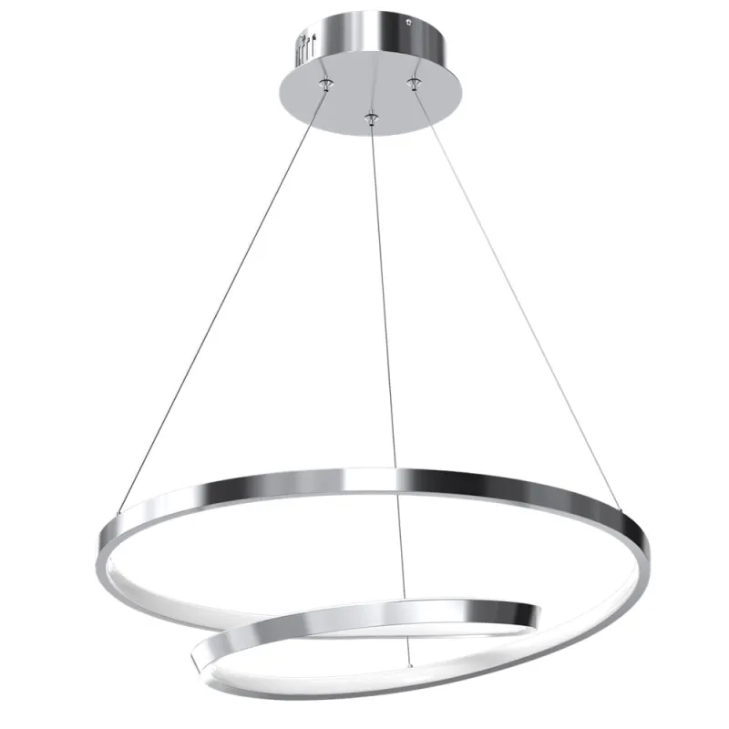 Suspensie Lucero Milagro Led, Crom, ML7949, Polonia